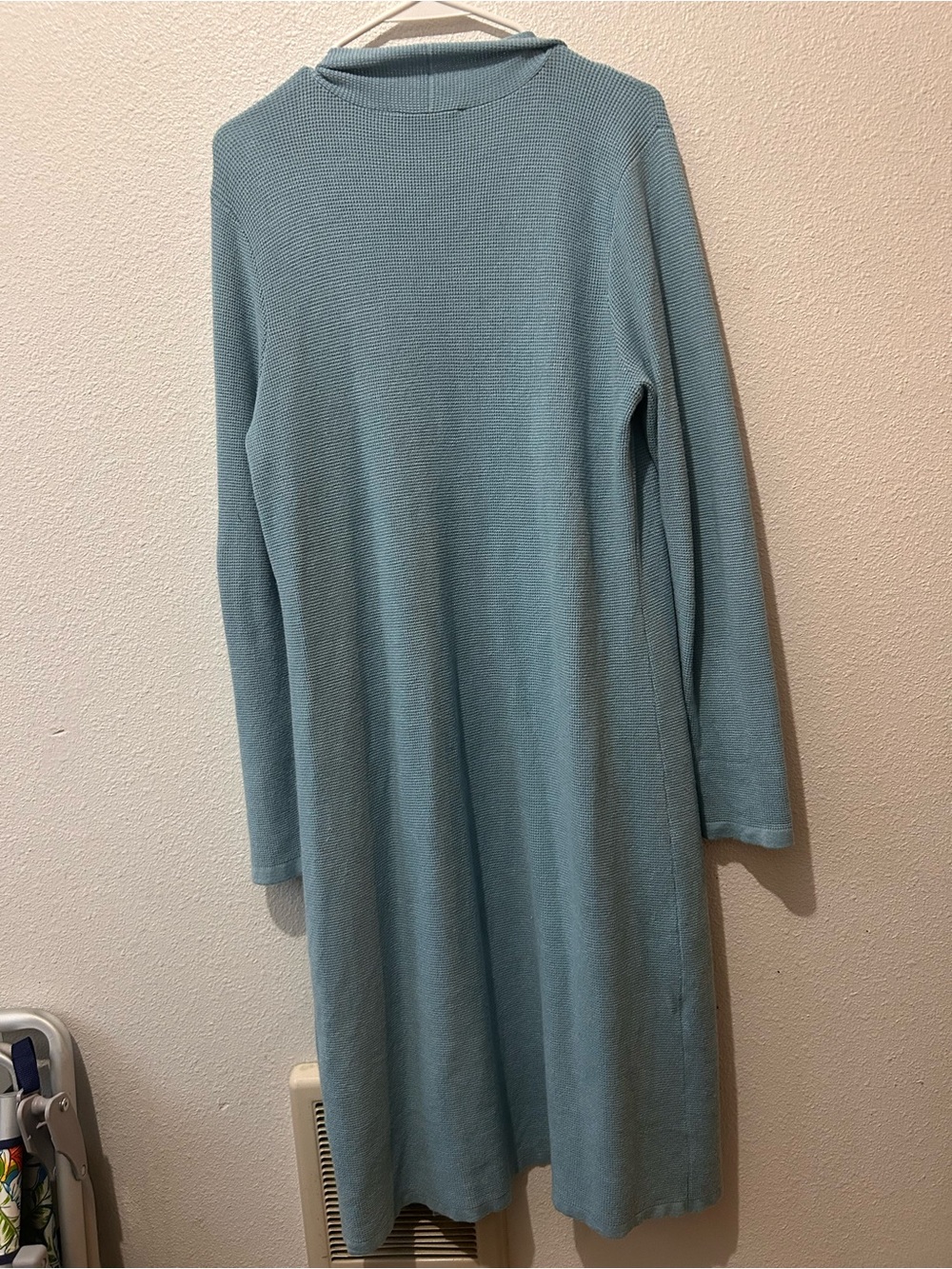 Long Open Front Cardigan with Pockets - Picture 2 of 6